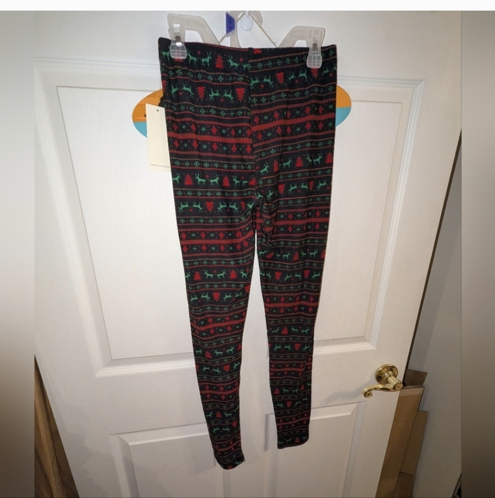 Nwt Hot Gal Christmas Leggings Sz M